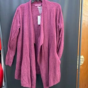 Barefoot Dreams Cozychic Lite Knit Long Cardigan Sweater women
